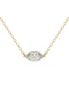Lab Grown Diamonds 14k 0.50 Ct. Tw. Lab-grown Diamond Necklace In Gold