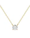 Lab Grown Diamonds 14k 0.50 Ct. Tw. Lab-grown Diamond Necklace In Gold