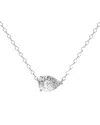 Lab Grown Diamonds 14k 0.50 Ct. Tw. Lab-grown Diamond Necklace In Metallic