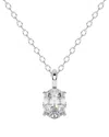 Lab Grown Diamonds 14k 0.50 Ct. Tw. Lab-grown Diamond Necklace In Metallic