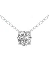 Lab Grown Diamonds 14k 0.50 Ct. Tw. Lab Grown Diamond Necklace No Col In Metallic