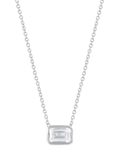 Lab Grown Diamonds 14k 0.50 Ct. Tw. Lab Grown Diamond Pendant In Metallic