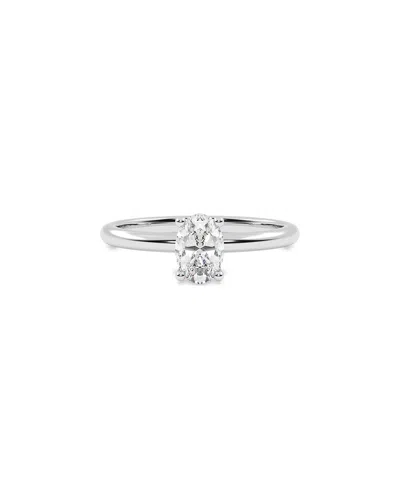 Lab Grown Diamonds 14k 0.50 Ct. Tw. Lab-grown Diamond  Ring In Metallic