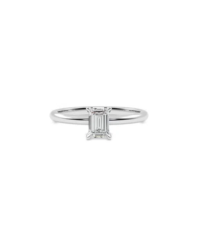 Lab Grown Diamonds 14k 0.50 Ct. Tw. Lab-grown Diamond Ring In Metallic