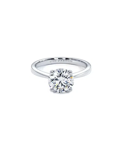 Lab Grown Diamonds 14k 0.50 Ct. Tw. Lab-grown Diamond Sol Ring In Metallic