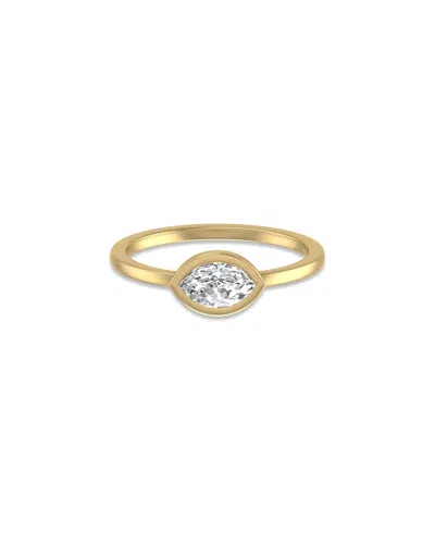 Lab Grown Diamonds 14k 0.50 Ct. Tw. Lab-grown Diamond Solitaire Ring In Gold