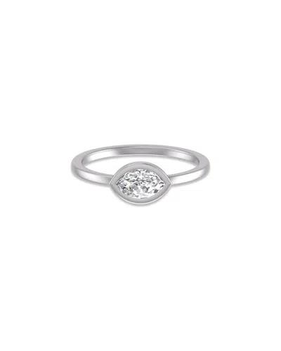 Lab Grown Diamonds 14k 0.50 Ct. Tw. Lab-grown Diamond Solitaire Ring In Metallic
