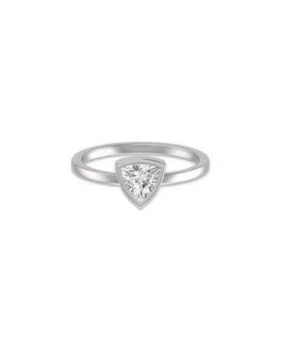 Lab Grown Diamonds 14k 0.50 Ct. Tw. Lab-grown Diamond Solitaire Ring In Gray