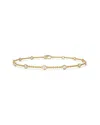 Lab Grown Diamonds 14k 0.54 Ct. Tw. Lab-grown Diamond Station Bracelet