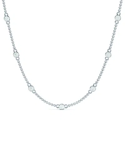 Lab Grown Diamonds 14k 0.50 Ct. Tw. Lab-grown Diamond Station Necklace
