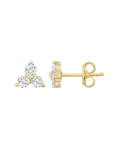 Lab Grown Diamonds 14k 0.50 Ct. Tw. Lab-grown Diamond Studs In Gold