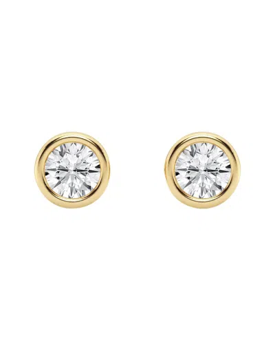 Lab Grown Diamonds 14k 0.50 Ct. Tw. Lab-grown Diamond Studs In Gold