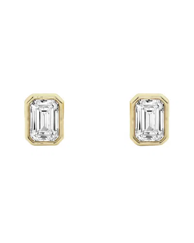 Lab Grown Diamonds 14k 0.50 Ct. Tw. Lab-grown Diamond Studs In Gold