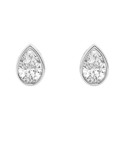 Lab Grown Diamonds 14k 0.50 Ct. Tw. Lab-grown Diamond Studs In Metallic