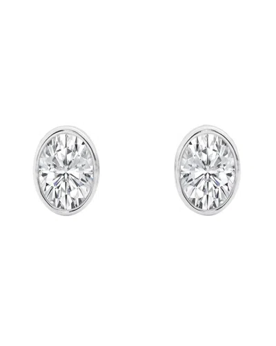 Lab Grown Diamonds 14k 0.50 Ct. Tw. Lab-grown Diamond Studs In Metallic