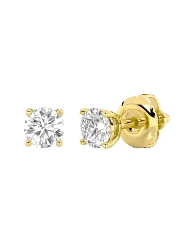 Lab Grown Diamonds 14k 0.50 Ct. Tw. Lab-grown Diamond Earrings In Gold