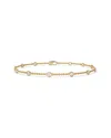 Lab Grown Diamonds 14k 0.54 Ct. Tw. Lab-grown Diamond Station Bracelet In Gold