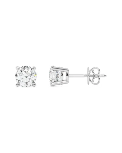Lab Grown Diamonds 14k 0.75 Ct. Tw. Lab-grown Diamond Earrings In Metallic