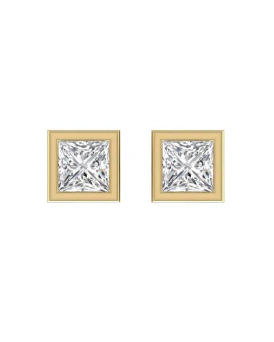 Lab Grown Diamonds 14k 0.75 Ct. Tw. Lab Grown Diamond Earrings In White