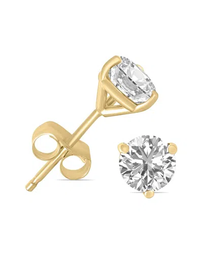 Lab Grown Diamonds 14k 0.75 Ct. Tw. Lab Grown Diamond Earrings In Gold