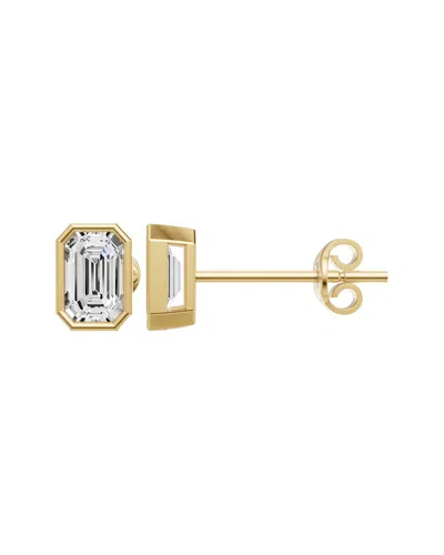 Lab Grown Diamonds 14k 0.75 Ct. Tw. Lab-grown Diamond Earrings In Gold