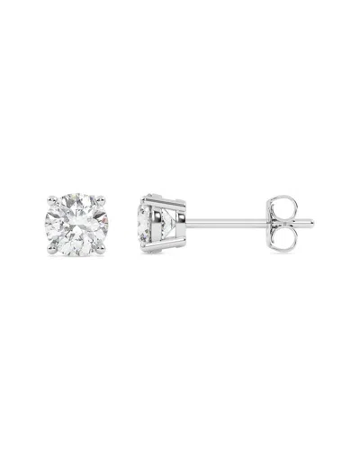 Lab Grown Diamonds 14k 0.75 Ct. Tw. Lab-grown Diamond Earrings In Metallic