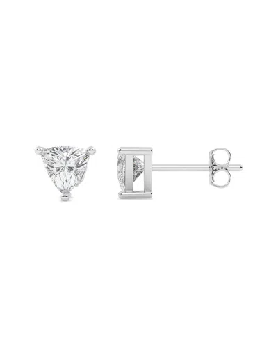 Lab Grown Diamonds 14k 0.75 Ct. Tw. Lab-grown Diamond Earrings In Metallic