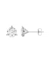 Lab Grown Diamonds 14k 0.75 Ct. Tw. Lab-grown Diamond Earrings In Metallic