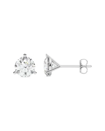 Lab Grown Diamonds 14k 0.75 Ct. Tw. Lab-grown Diamond Earrings In Metallic