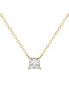 Lab Grown Diamonds Dnu 14k 1.00 Ct. Tw. Lab-grown Diamond Necklace In Gold