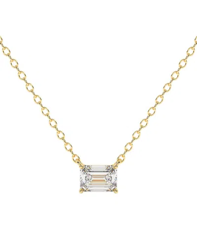 Lab Grown Diamonds 14k 0.75 Ct. Tw. Lab-grown Diamond Necklace In Gold