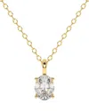 Lab Grown Diamonds 14k 0.75 Ct. Tw. Lab-grown Diamond Necklace In Gold