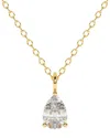 Lab Grown Diamonds 14k 0.75 Ct. Tw. Lab-grown Diamond Necklace In Gold