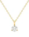 Lab Grown Diamonds 14k 0.75 Ct. Tw. Lab-grown Diamond Necklace In Gold