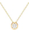 Lab Grown Diamonds 14k 1.25 Ct. Tw. Lab-grown Diamond Necklace In Gold