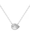 Lab Grown Diamonds 14k 0.75 Ct. Tw. Lab-grown Diamond Necklace In Green