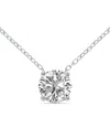 Lab Grown Diamonds 14k 0.75 Ct. Tw. Lab Grown Diamond Necklace In Multi