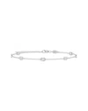 LAB GROWN DIAMONDS 14K 0.75 CT. TW. LAB-GROWN DIAMOND STATION BRACELET