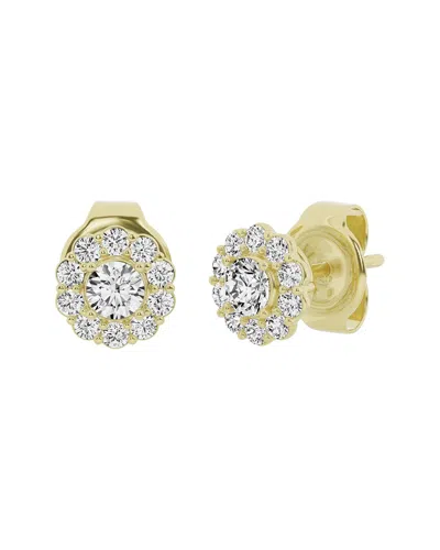 Lab Grown Diamonds 14k 0.75 Ct. Tw. Lab-grown Diamond Studs In Gold