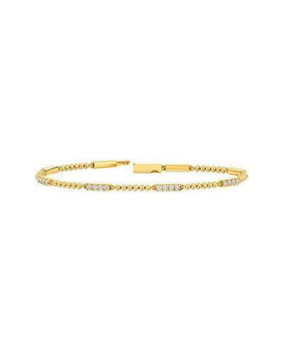 Lab Grown Diamonds 14k 0.80 Ct. Tw. Lab-grown Diamond Tennis Bracelet In Gold