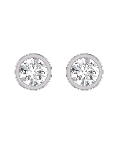 Lab Grown Diamonds 14k 1.00 Ct. Tw. Lab Grown Diamond Earrings In White