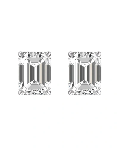 Lab Grown Diamonds 14k 1.00 Ct. Tw. Lab Grown Diamond Earrings In Metallic