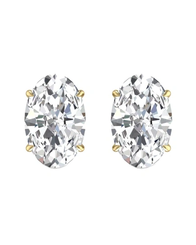 Lab Grown Diamonds 14k 1.00 Ct. Tw. Lab Grown Diamond Earrings In Metallic