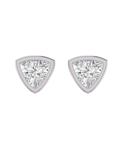 Lab Grown Diamonds 14k 1.00 Ct. Tw. Lab Grown Diamond Earrings In Metallic