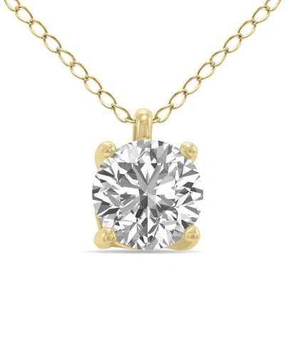 Lab Grown Diamonds 14k 1.00 Ct. Tw. Lab Grown Diamond Necklace In Gold