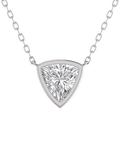 Lab Grown Diamonds 14k 1.00 Ct. Tw. Lab Grown Diamond Necklace In White