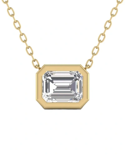 Lab Grown Diamonds 14k 1.00 Ct. Tw. Lab Grown Diamond Necklace In Gold