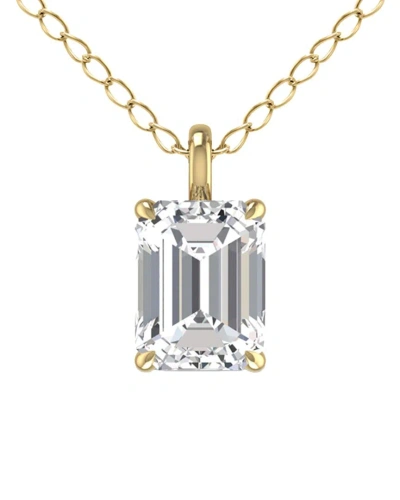 Lab Grown Diamonds 14k 1.00 Ct. Tw. Lab Grown Diamond Necklace In Gold