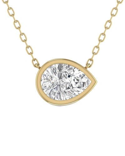 Lab Grown Diamonds 14k 1.00 Ct. Tw. Lab Grown Diamond Necklace In Gold