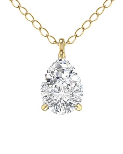 Lab Grown Diamonds 14k 1.00 Ct. Tw. Lab Grown Diamond Necklace In Gold